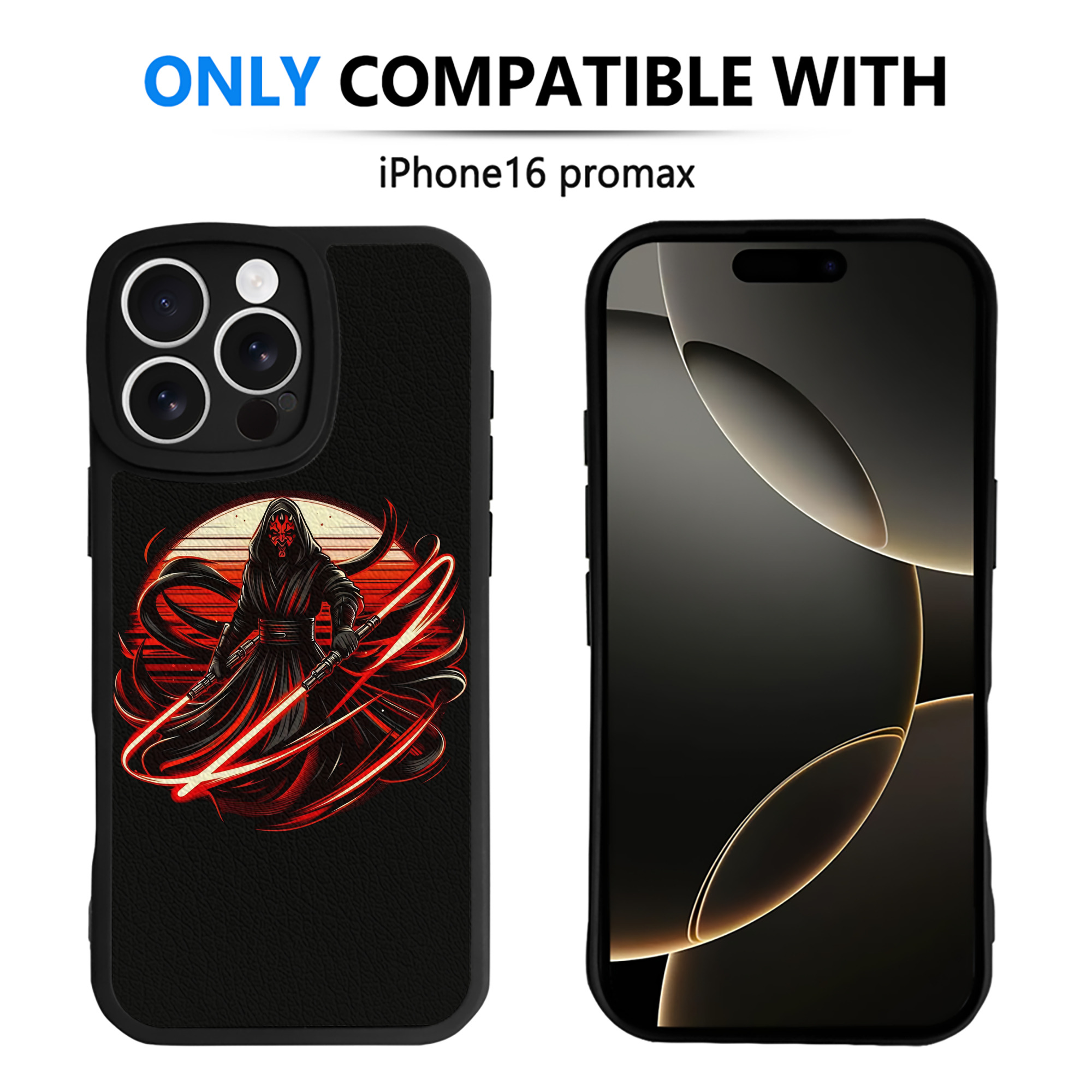 （画像用） スター・ウォーズ Star Wars 【iPhone 16シリーズ対応】シリコンスマホケース（レザー調） 材質：シリコン